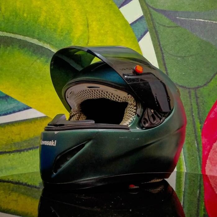 KYT C4 KAWASAKI REPAINT EMERALD GREEN | FULLFACE KYT | HELM FULLFACE | HELM KYT | KYT C5