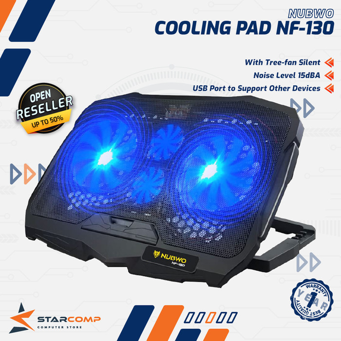 Cooler Pad Nubwo Nf-130 - Quatro Coolingpad