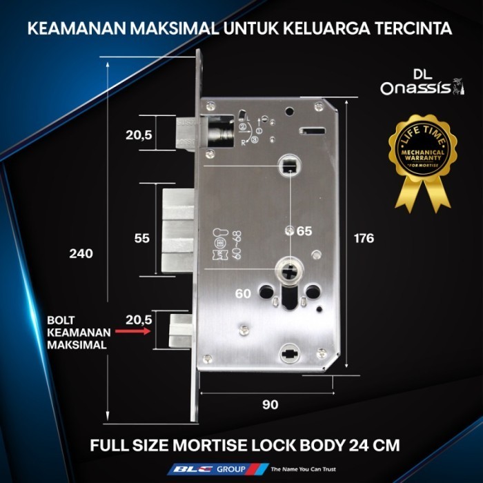Kunci Pintu Digital Onassis Nesta