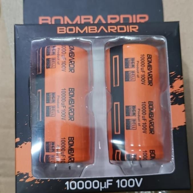 TERBARU - Kapasitor elco Original 10000uf 10000 uf 100v 100 Volt bombardir bell