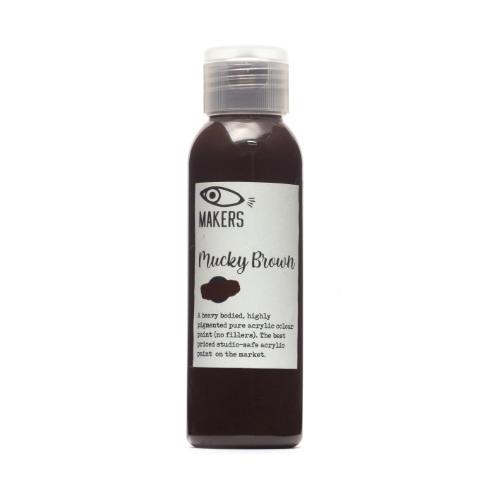 

Mucky Brown Acrylic Paint 100Ml