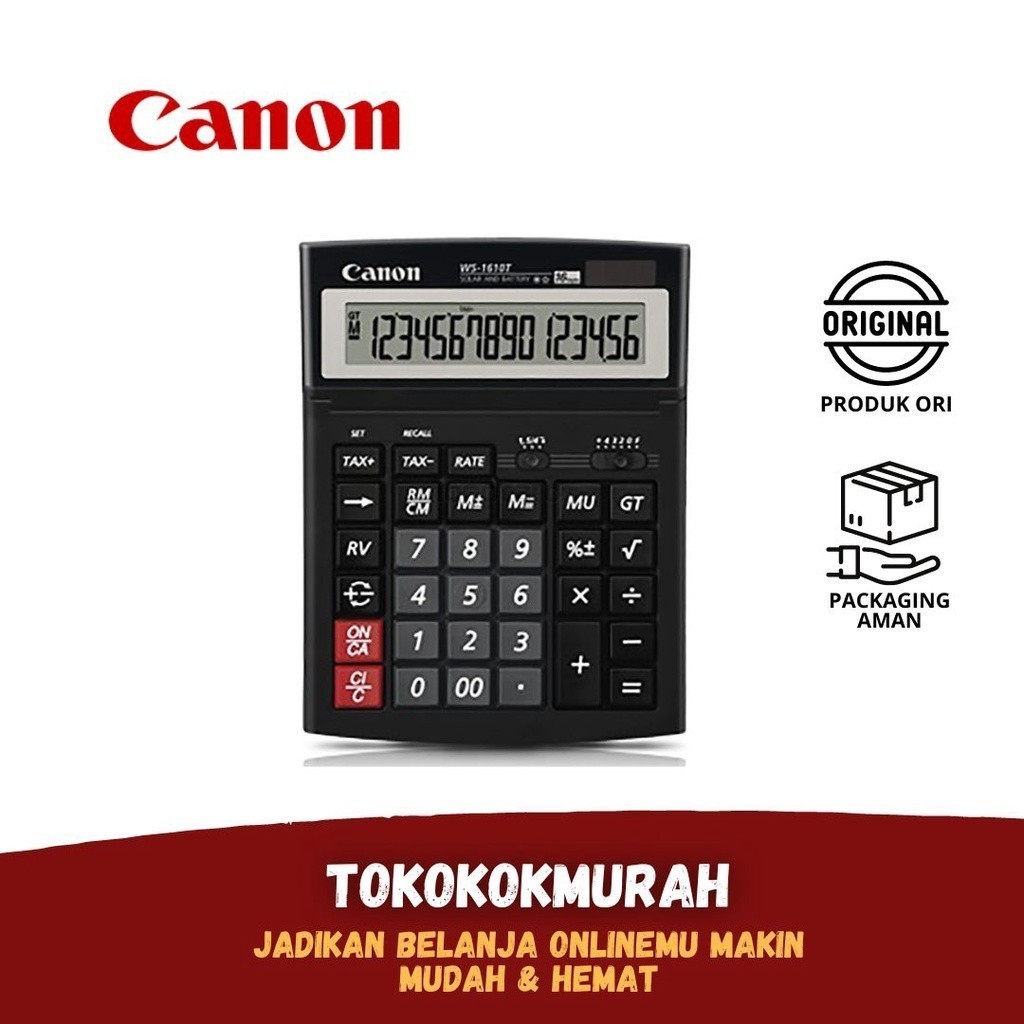 

CANON CALCULATOR WS 1610 T