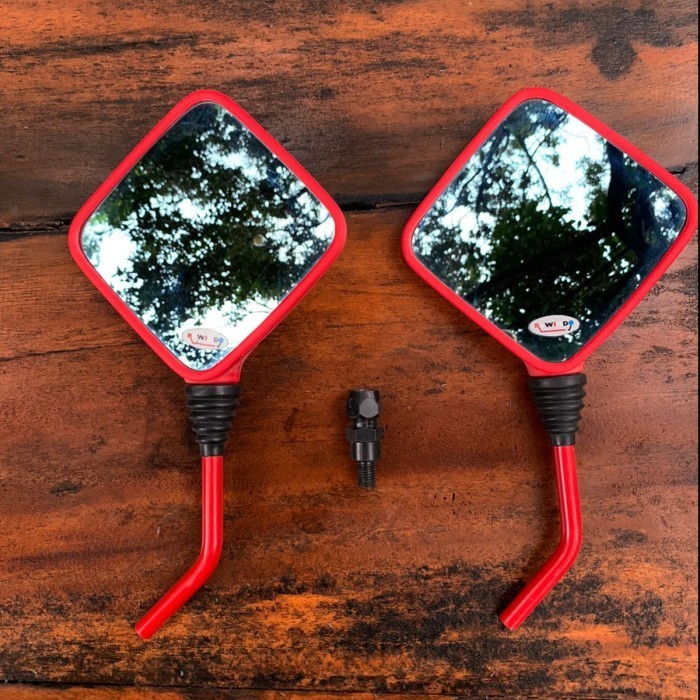 SPION REWIND MERAH PENDEK NOS VESPA PX/EXCEL/SPARTAN/EXCLUSIVE KOTAK