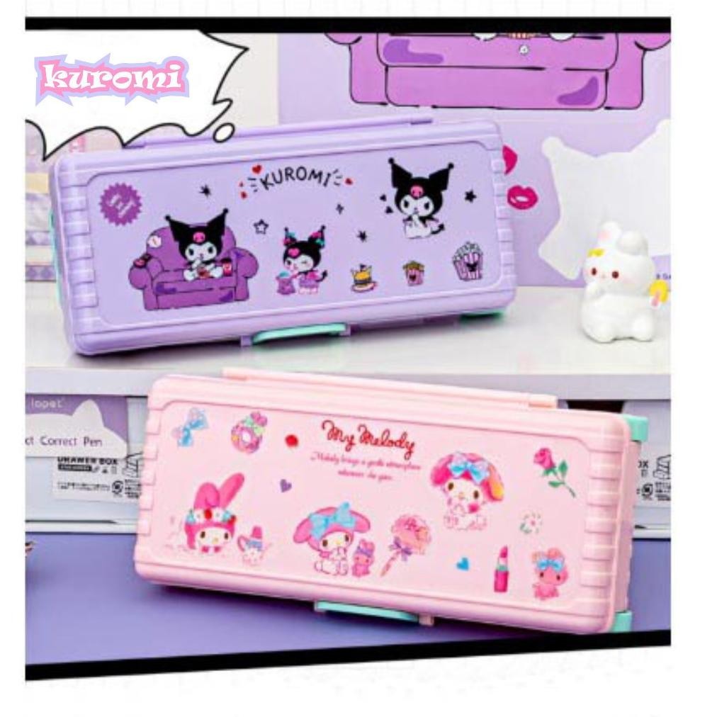 

Mma-1318 Sanrio Seri Pensil Alat Tulis Lucu Kuromi/Melody Pensil Kapasitas Besar Kotak Penyimpanan Alat Tulis Hadiah Anak-Anak Mega Sale