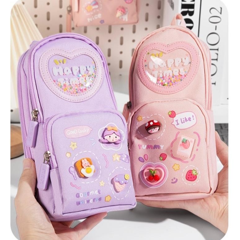 

Yui-7 Tempat Pensil Ukuran Besar 3 Susun Dengan 6 Tempat Penyimpanan , Kotak Pensil Lucu Besar Bahan Anti Air Stationery Best Promo