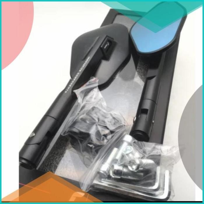 Spion Tomok besar Full hitam model new Spion ADV Nmax Aerox Lexi Pcx 8