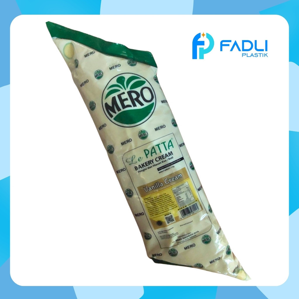 

Lepata Mero Cream Vanila 1 KG Bakery Cream