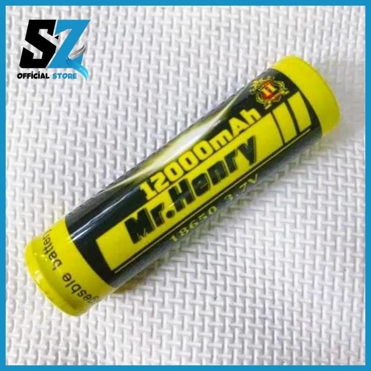 BATERAI BATRAI BATRE Mr Henry Charger 18650 3.7V 12000ma saza_store