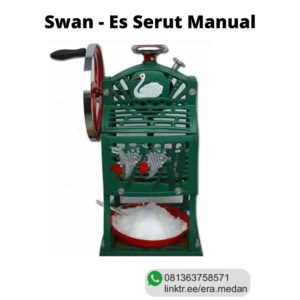 Swan - Alat Mesin Es Serut Manual Ice Crusher Merk Swan