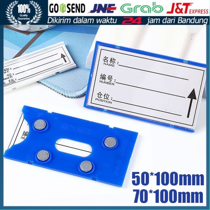 

!!!!!!] 5PCS Label Harga Price Magnet Tag Rak Gondola Minimarket Supermarket