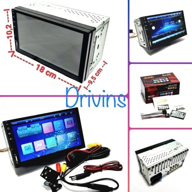 Head Unit Doubledin Mp5 Dhd-4300 Body Panjang Free Camera Mundur
