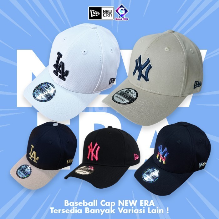 Topi New Era Baseball Cap Damage Ripped Sobek Ny Topi Bisbol