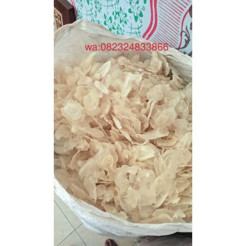 

kripik singkong rasa gadung mentah.