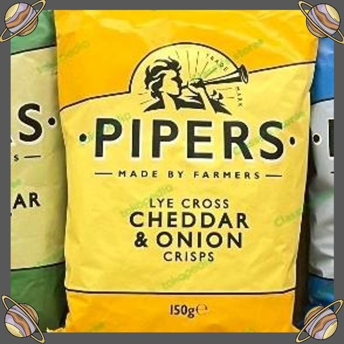 

[CLS] PIPERS CHEDDAR ONION CRISPS/KERIPIK KENTANG 150 GR