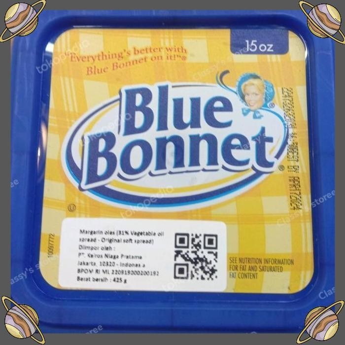 

[CLS] BLUE BONET MARGARIN/BUTTER/ORIGINAL SOFT SPREAD 425 GR