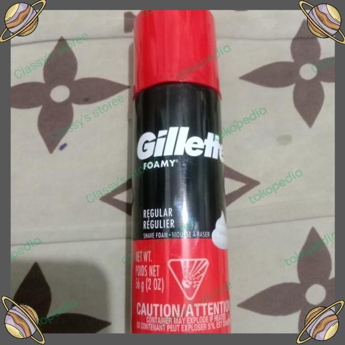 

[CLS] GILLETTE FOAMY REGULER/SHAVE FOAM/KRIM CUKUR 56 GR