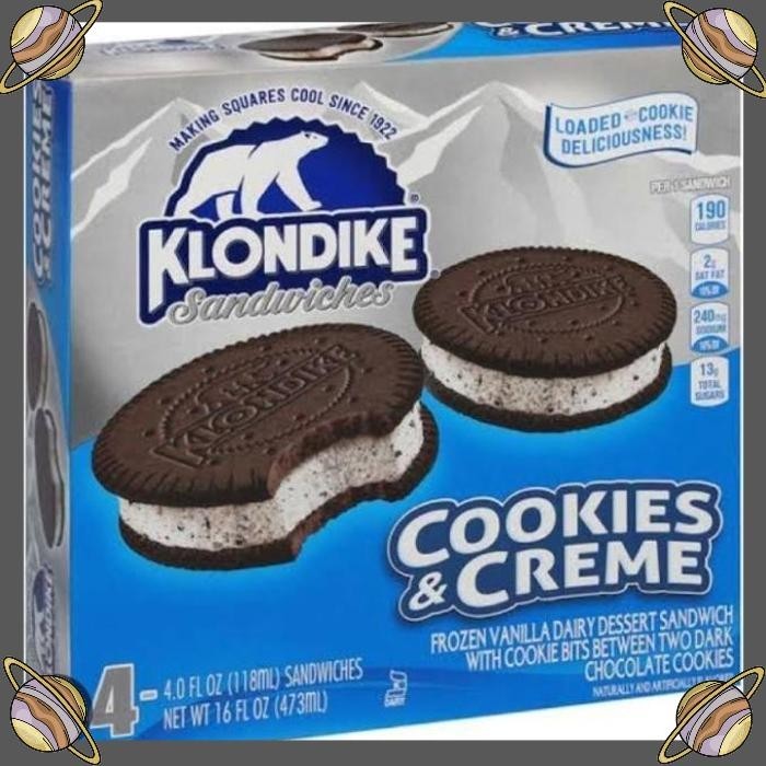 

[CLS] KLONDIKE SANDWICH OREO & COOKIES 118 ML X 4 PACK/DESSERT SANDWICH/ICE