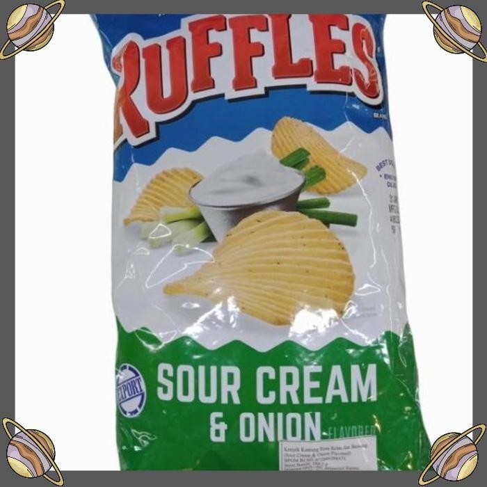 [CLS] RUFFLES SOUR CREAM ONION 184 GR/SNACK