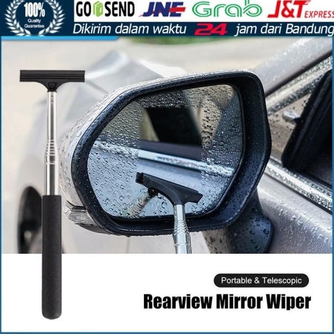 {{{{}}] Tongkat Wiper Spion Anti Air Kabut / Alat Pembersih Kaca Spion Mobil