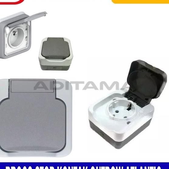 Stop Kontak Tutup Weatherproof Broco Atlantic/ Broco Stop Kontak Atlantic Outbow Outdoor