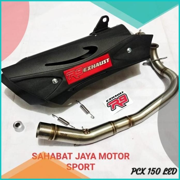 Knalpot Racing R9 EXHAUST PCX 150 LED Original R9 100% 8JVLZ4 limited