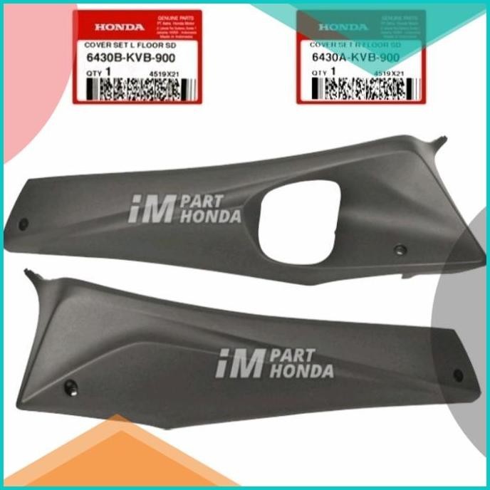 Cover lantai kanan kiri Vario 110 cw karbu ori dek bawah L-R Vario 110