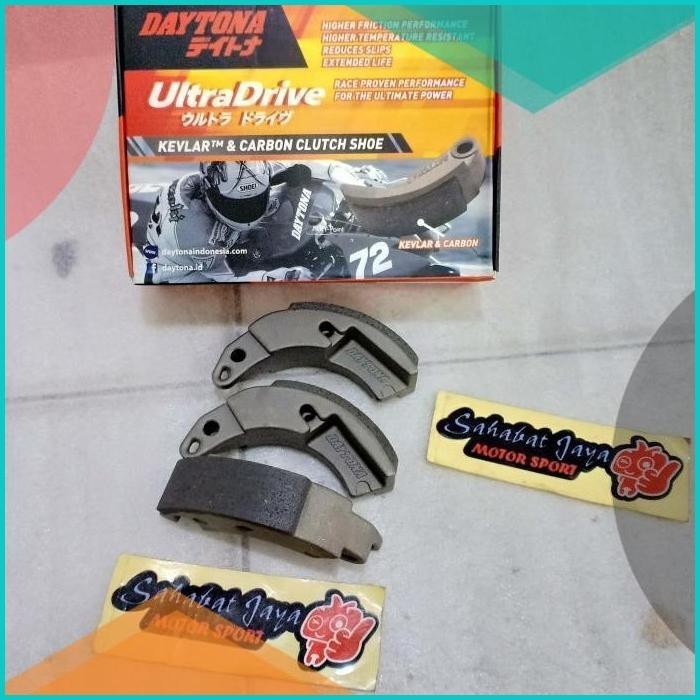 Kampas Ganda Daytona Kevlar Karbon Beat Karbu Scoopy Karbu Mio Fino 8J