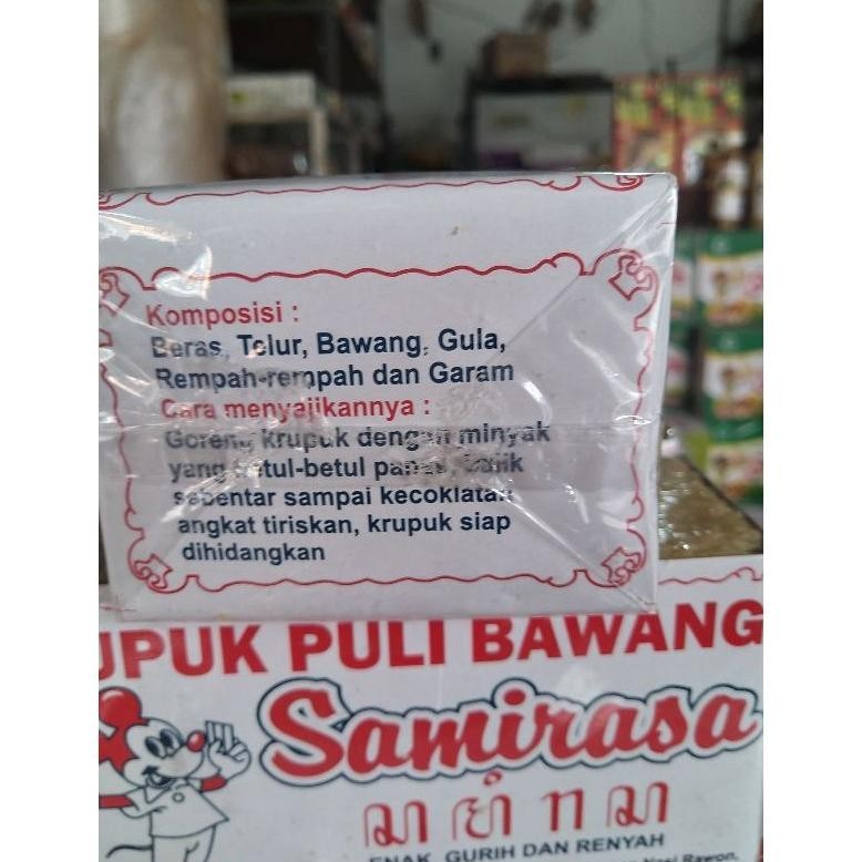 

ryu-56 Krupuk Puli / Krupuk Gendar Bawang Mentah Samirasa 400gram Tanpa Pengawet Premium