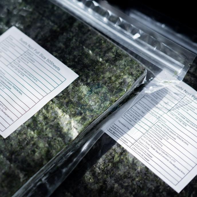 

Sushi Nori / Nori / Rumput Laut 50 Pcs - Nico Nico PM