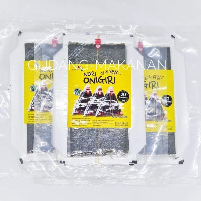 

Nori Triangle Onigiri Sushi Nori Wrapper Rumput laut 20lbr PM
