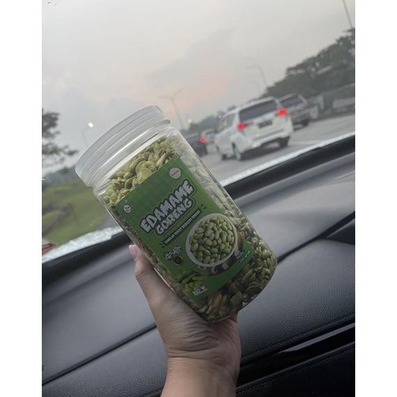 

JPF-1015 camilan gurih edamame goreng kemriuk kemasan botol 350 gram Original