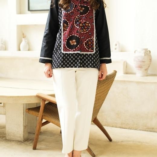 Blouse Batik Tulis Bt 1 Atasan Blus Kerja Wanita Ern