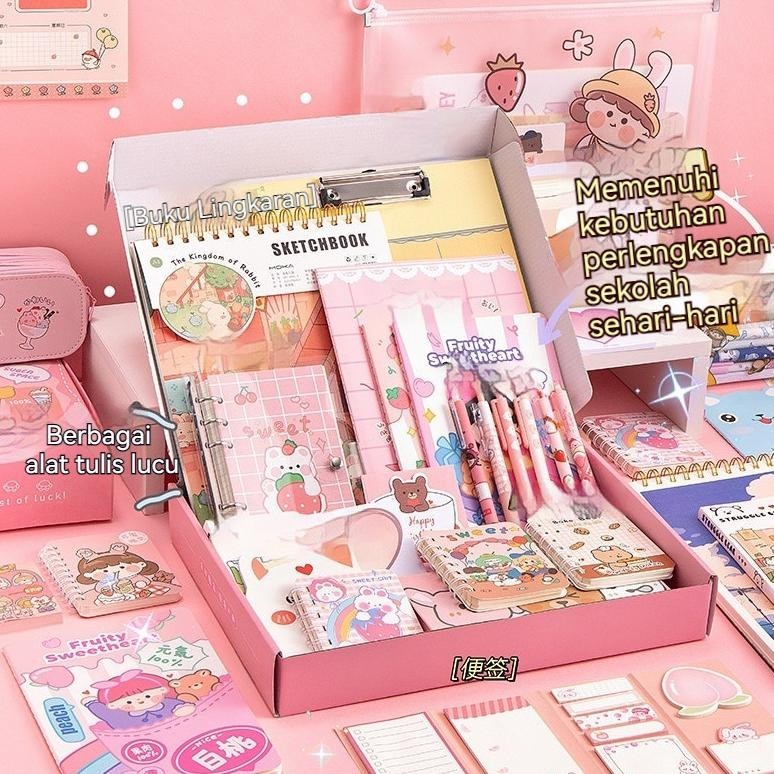 

Ukd-23 CodSet Alat Tulis 13 In 1 Paket Alat Tulis Sekolah Anak Lengkap / Paket Perlengkapan Sekolah Lengkap Pencil Case Crayon Penggaris Rautan Penghapus / Set Stationery / Kotak Hadiah Alat Ttulis Liburan Anak Terlaris