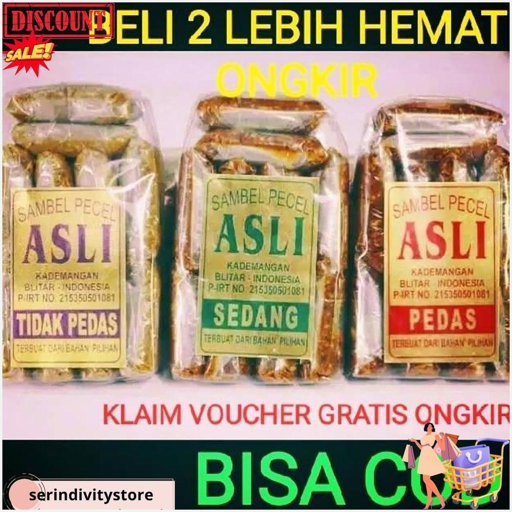 

Sambel Pecel Asli Blitar / Sambal Pecel Asli 450 Gram Gratis Ongkir