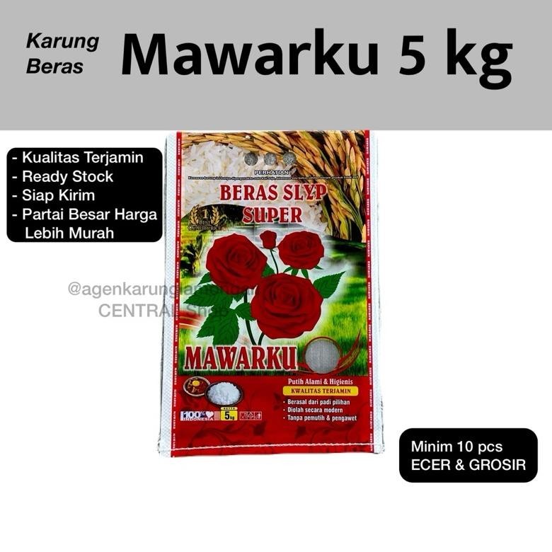 

Karung Beras 5 kg Cap Mawarku