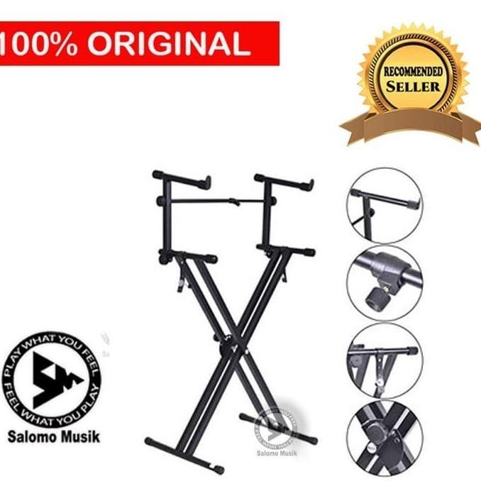 Stand Keyboard Double Tingkat Superior MS036 .