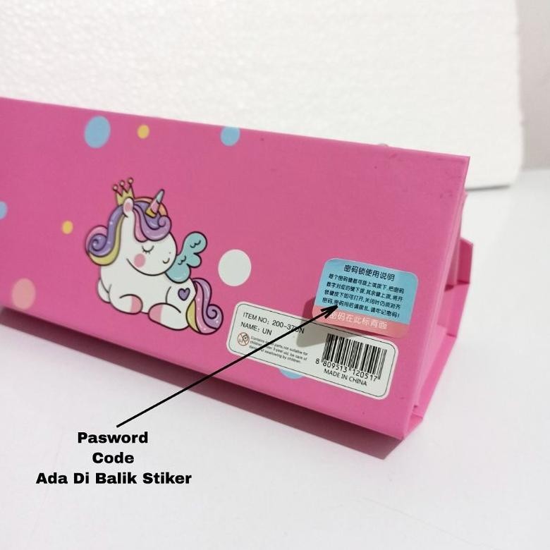 

SPECIAL BOS Kotak Pensil Karton+Kode Kunci/Tempat Pensil/Pencil Case Code/Pin hj-45