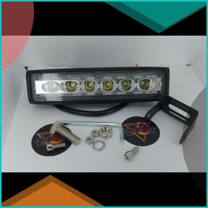 Lampu Led Tembak Sorot Mobil Motor Cwl 18 wat 12vol 1 Bar Lampu Led Te