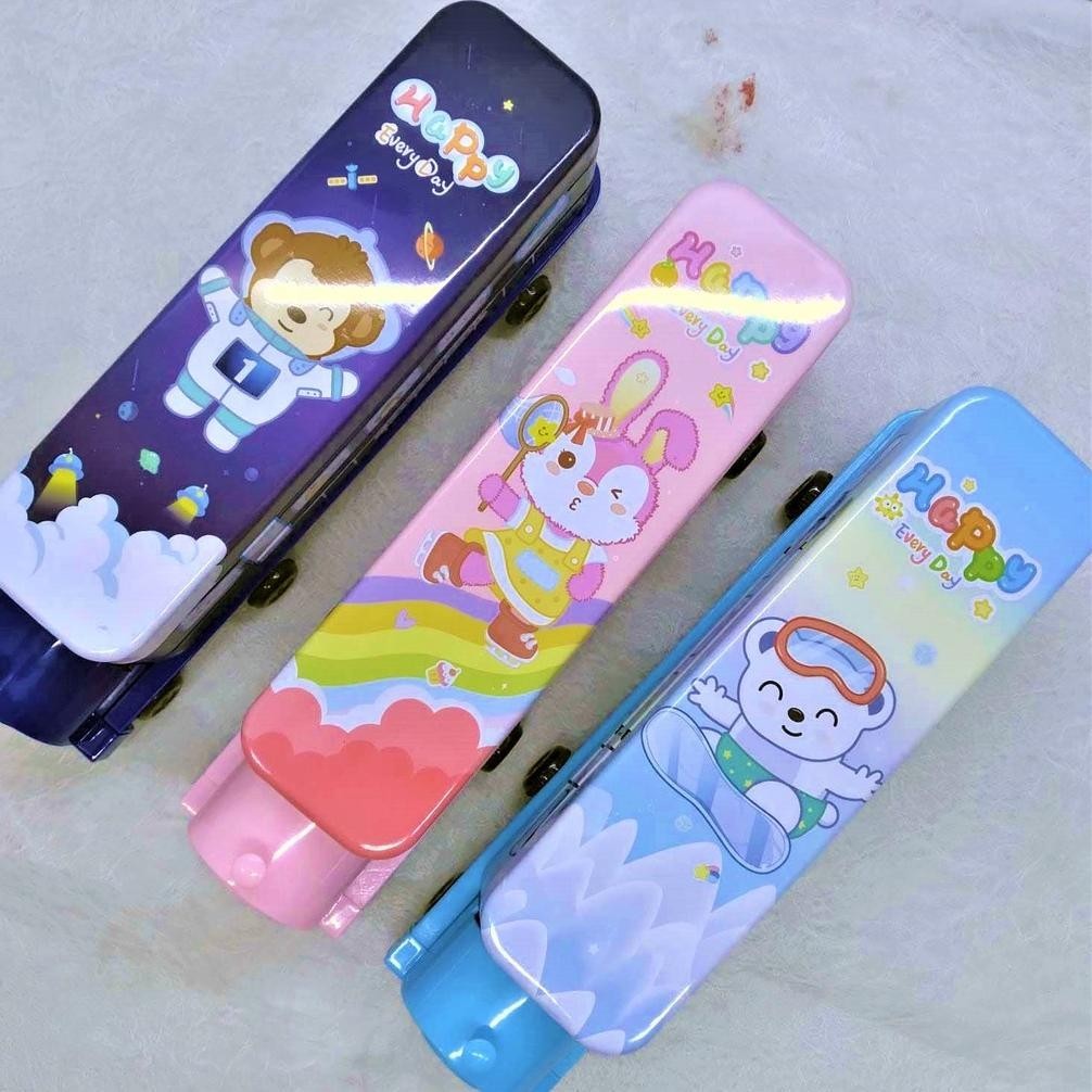 

SALE Kotak Pensil Kaleng 2 Susun + Rautan B578 Lokomotif / Tepak Pensil / Tempat Pensil / Box Pen / Boks Pensil / Pencil Case tu-67