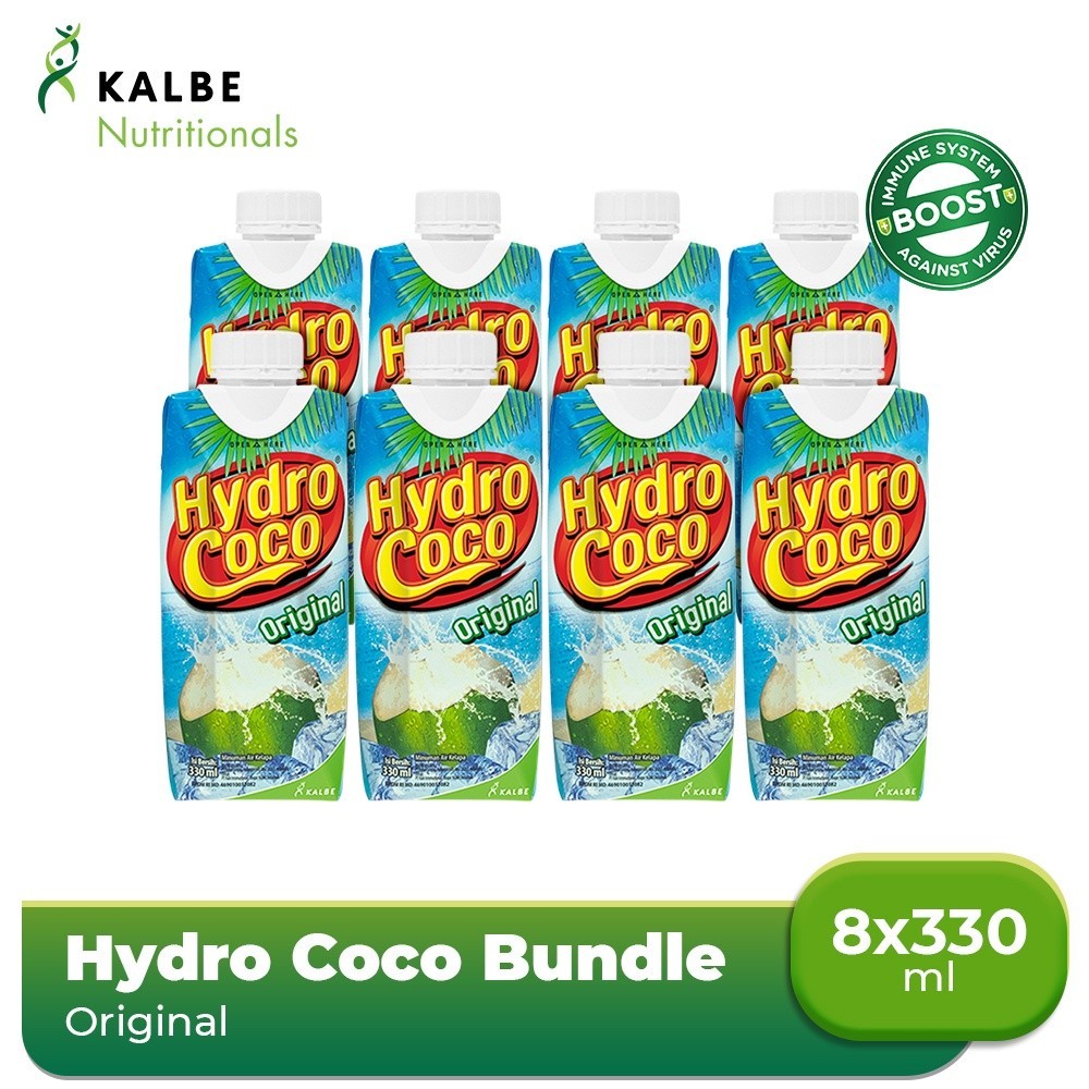 

Hydro Coco Kemasan 330ml - Isi 8 Pcs