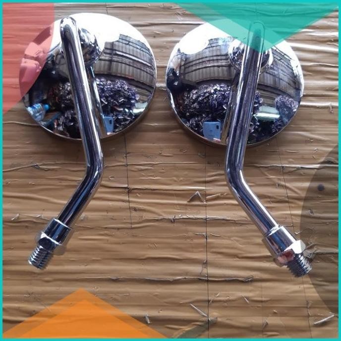 Spion cembung crome pendek spion bulat cembung crome honda d yamaha 8J