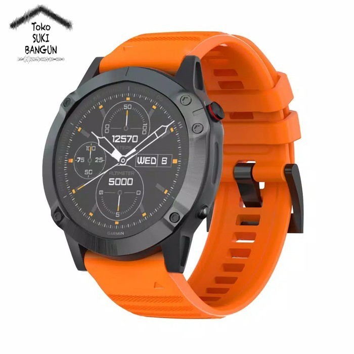 Terbaru Ori Tali Jam Strap Garmin Fenix 7X 6X 5X Sapphire Pro Solar Line Strip Promo Ready Stok