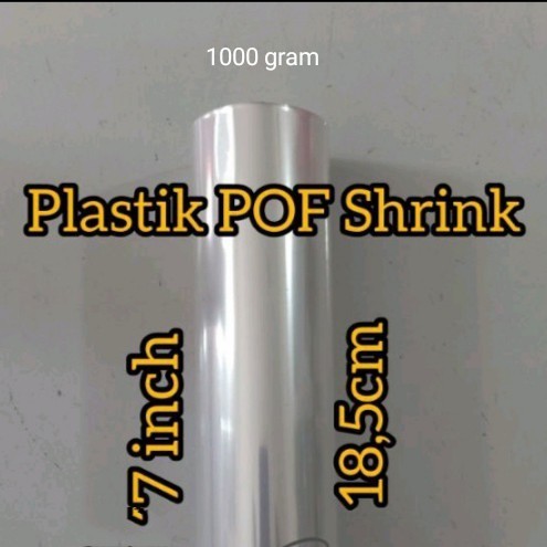 Plastik POF Shrink Tipis Untuk Buku, Majalah, HP (1 kilo)