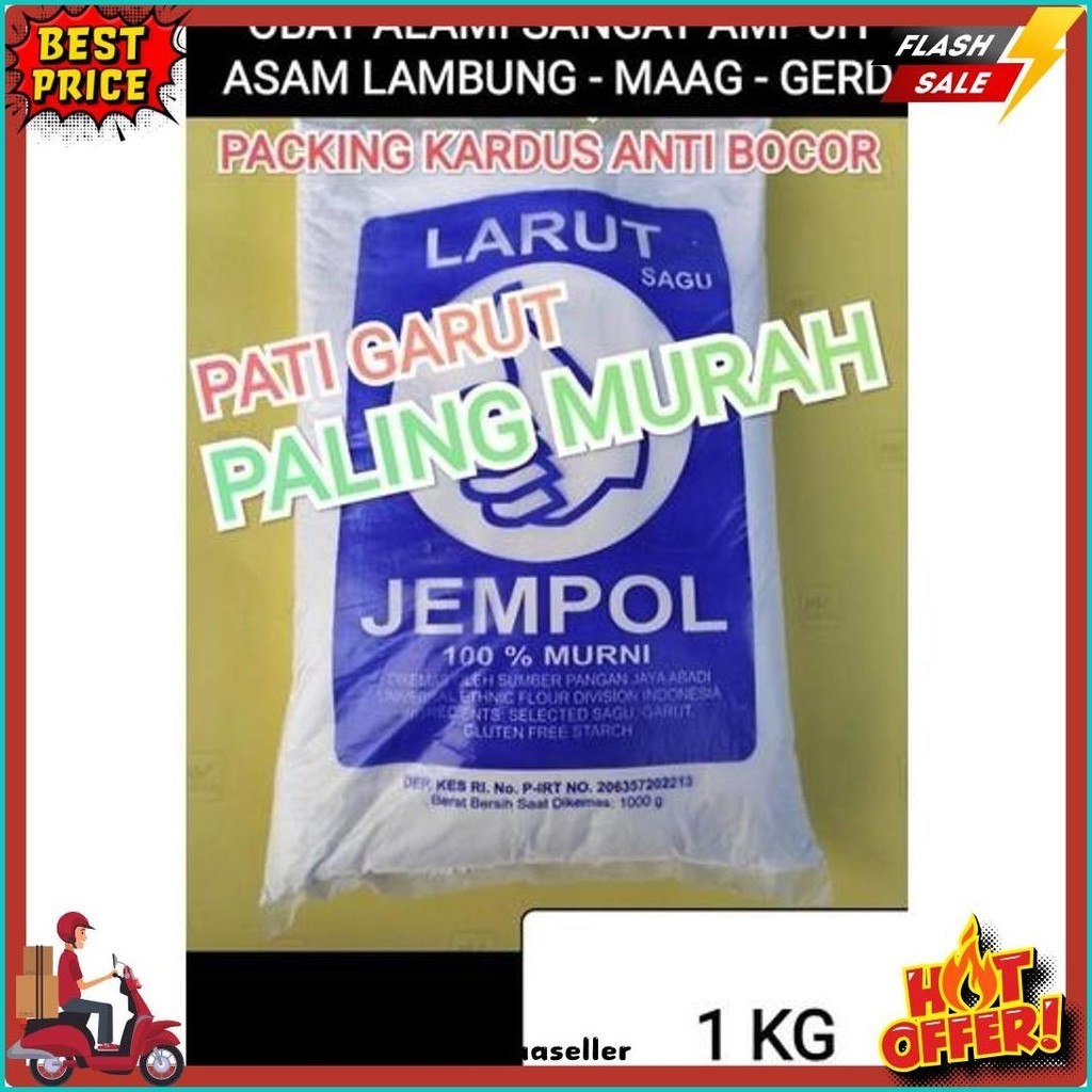 

Tepung Pati Halus Garut / Irut / Sagu Cap Jempol Asli 100% ( Perkilo Sangat Halus Dan Nikmat ) (Lagi Viral)