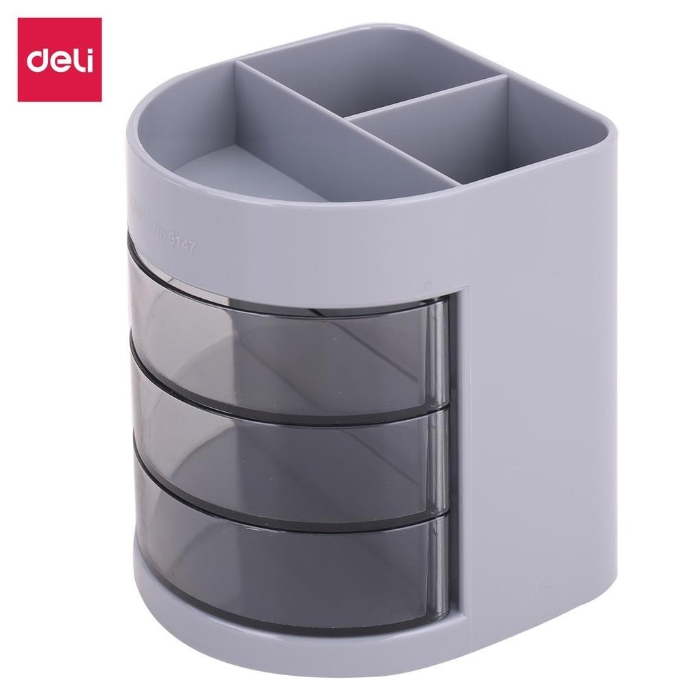 

BISA COD Deli E9147 Desk Organizer Tempat Alat Tulis PS Desk Organizer 6 Comp. iQ45