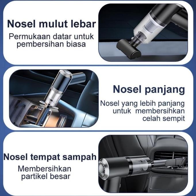 PHILIPS Vacuum Cleaner Vakum 5in1 Penghisap Debu Mobil Wireless Kasur