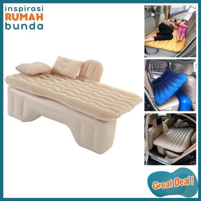 Kasur Angin Mobil Matras Mobil Portable Bonus Pompa