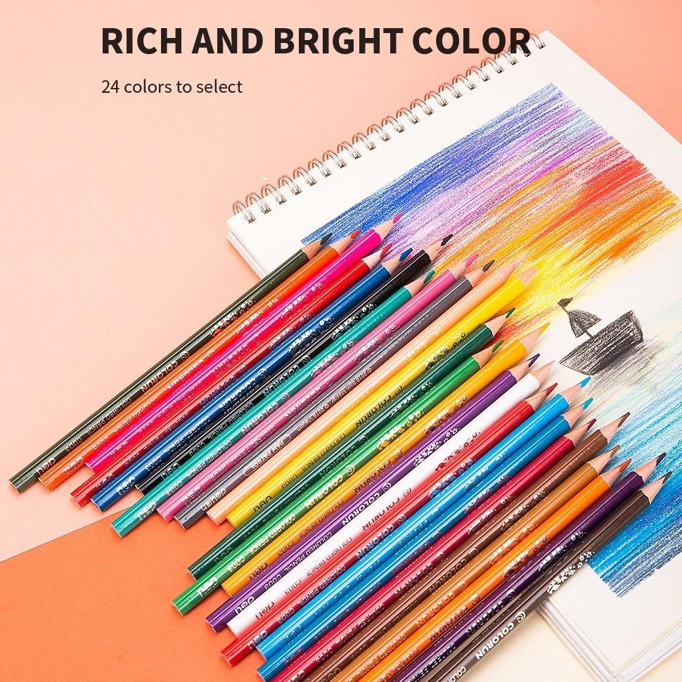 

Spesial Deli Pensil Warna 12/24/36 Warna Dengan Bonus Rautan Pensil Pada Box Ec00307 Murah