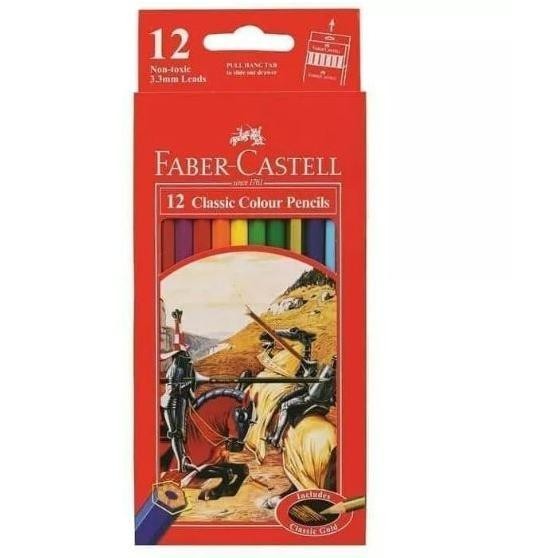 

8.8 Pensil Warna Faber Castell 12 Warna Colours Garansi
