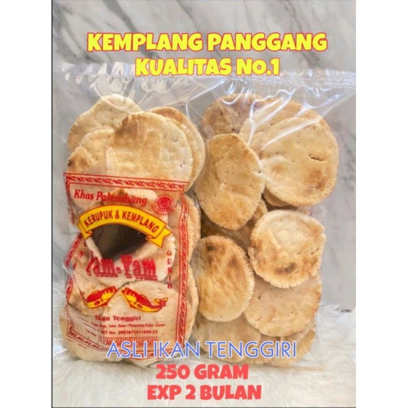 

KEMPLANG PANGGANG SUPER IKAN TENGGIRI 250GR ASLI PALEMBANG